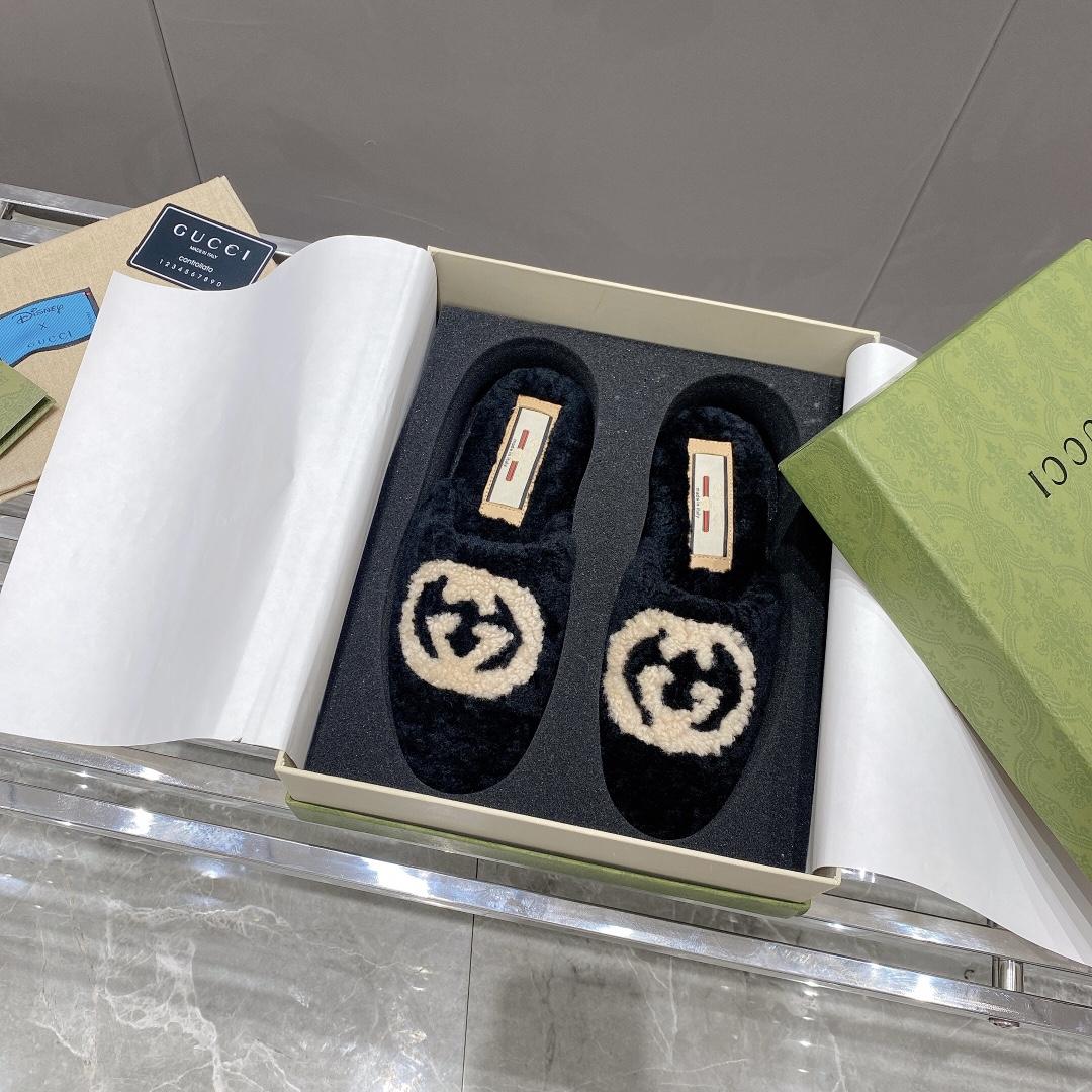 Gucci Damen-Hausschuhe mit ineinandergreifendem G - EUR FASHION