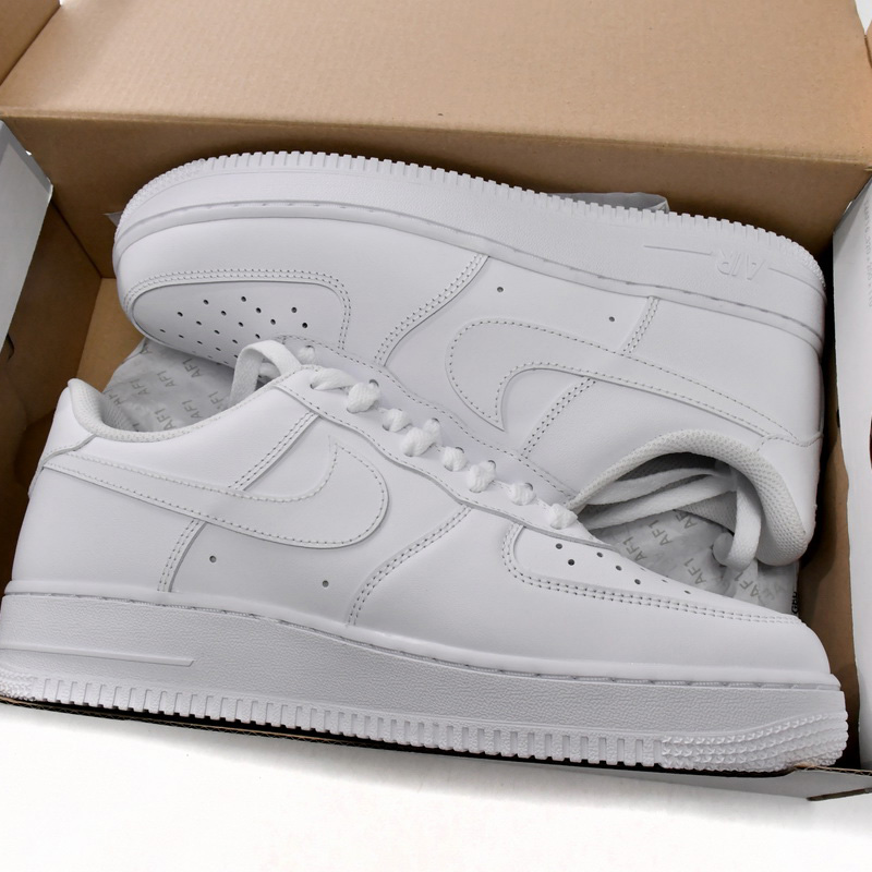 Nike Air Force 1 '07 Low Weißer Sneaker 315122-111 - EUR FASHION