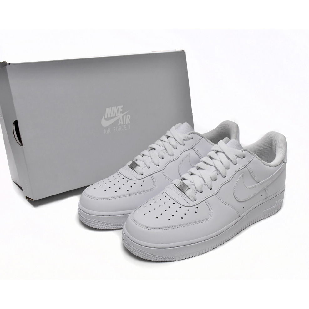 Nike Air Force 1 '07 Low Weißer Sneaker 315122-111 - EUR FASHION