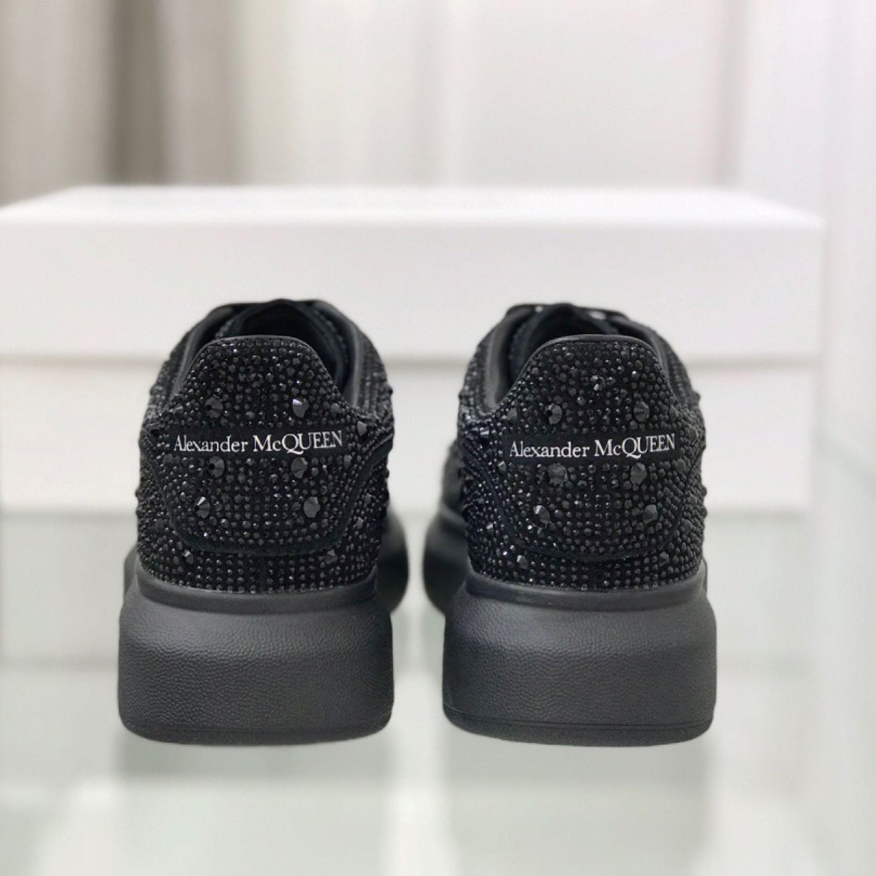 Alexander Mqueen – Glitzernde, übergroße Sneakers - EUR FASHION