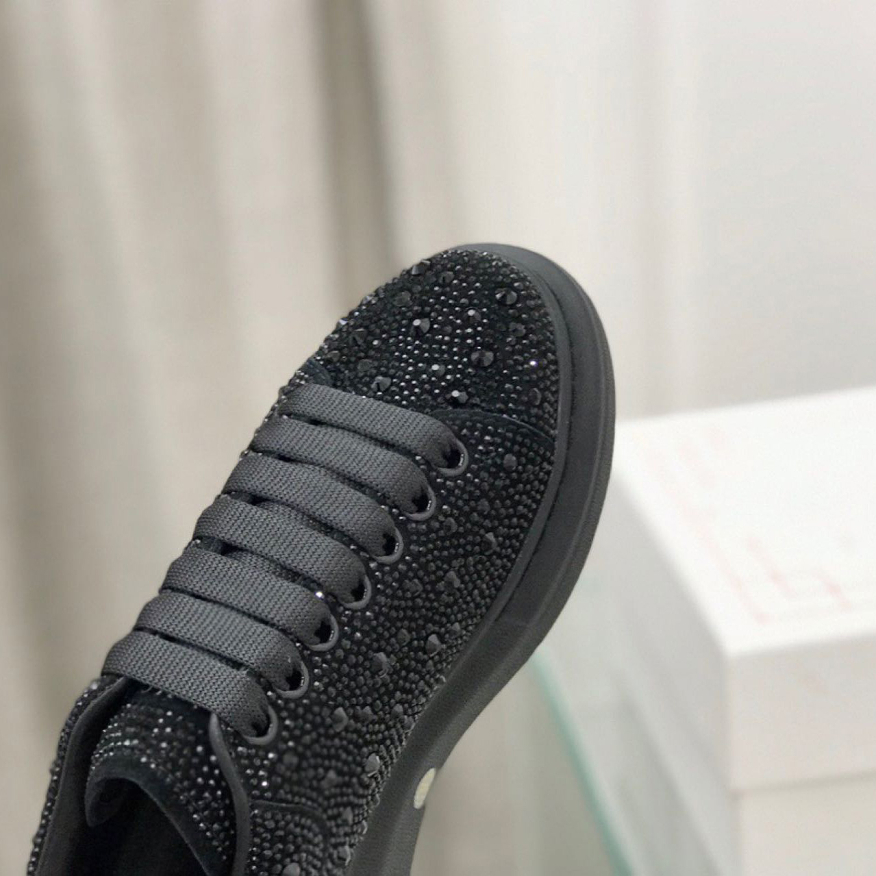 Alexander Mqueen – Glitzernde, übergroße Sneakers - EUR FASHION