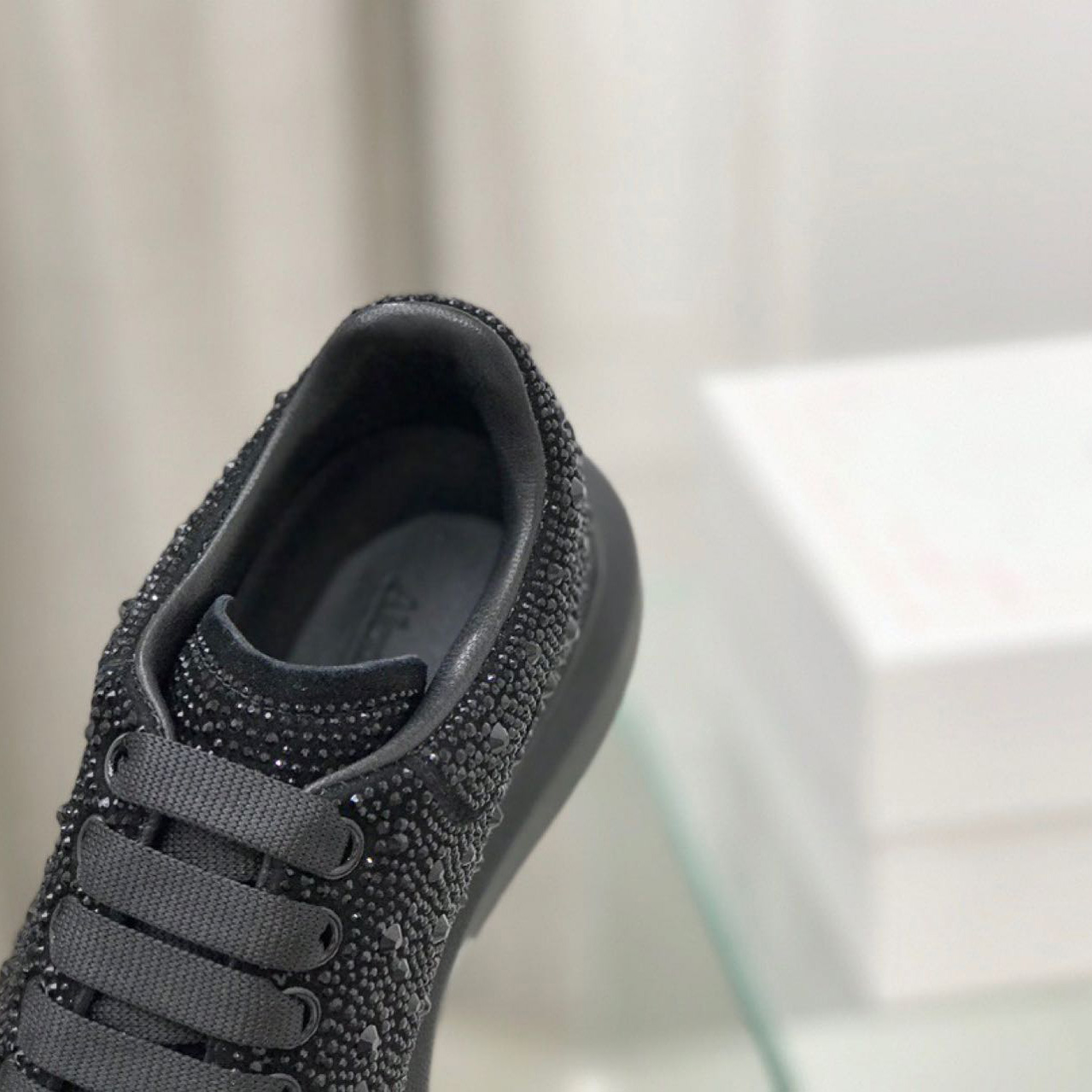 Alexander Mqueen – Glitzernde, übergroße Sneakers - EUR FASHION