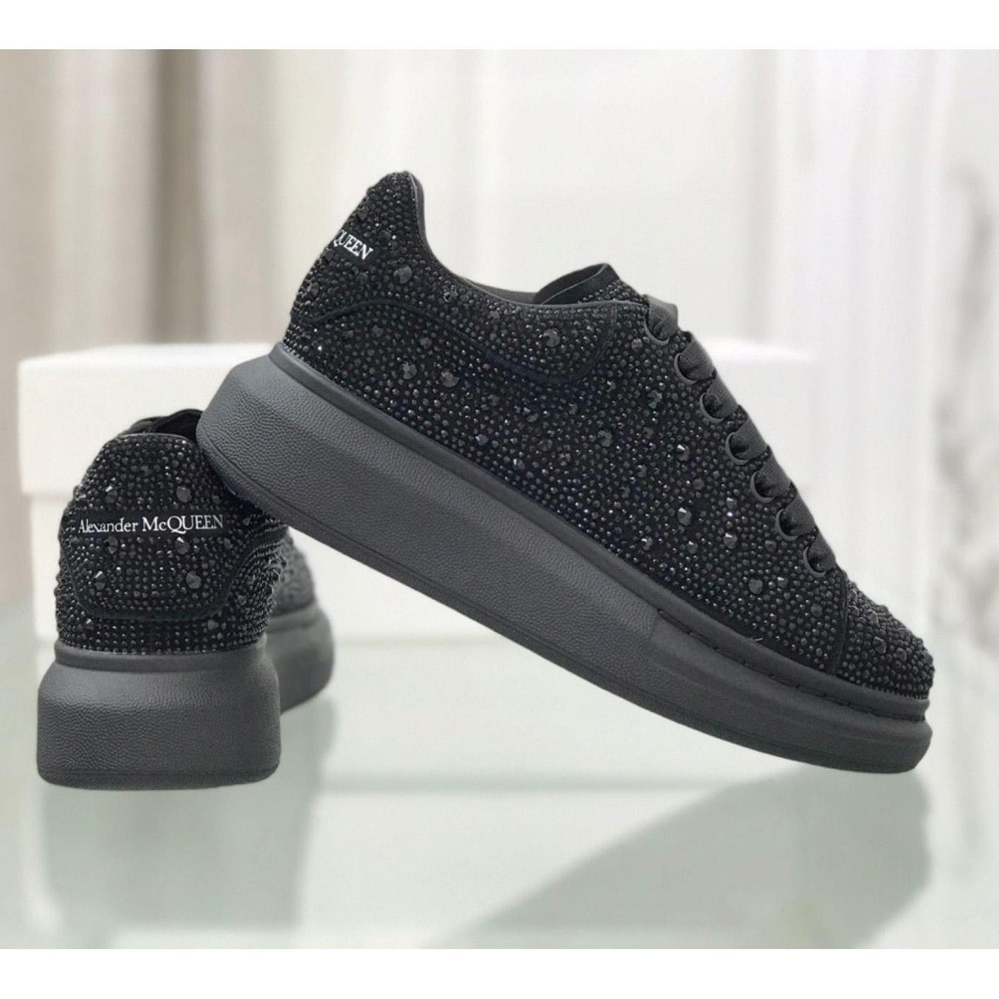 Alexander Mqueen – Glitzernde, übergroße Sneakers - EUR FASHION