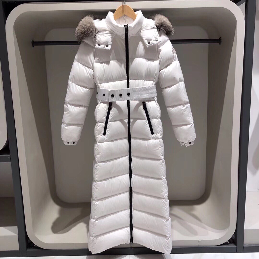 Moncler Lange winddichte Jacke - EUR FASHION