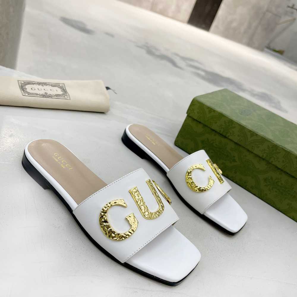 Gucci Damen-Slide-Sandale „Gucci“. - EUR FASHION