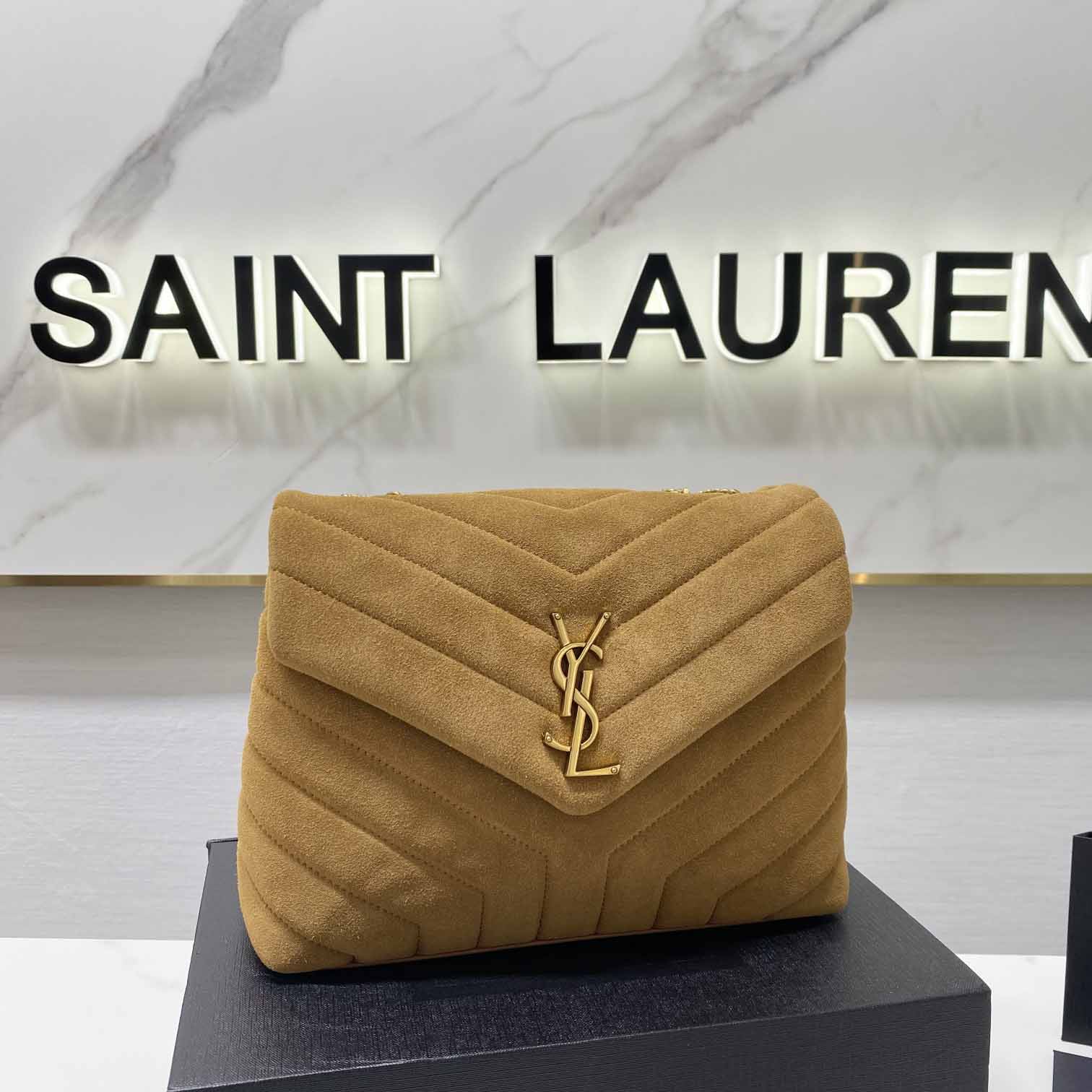 Saint Laurent Loulou Mittelgroße Umhängetasche (25 cm) 392277 - EUR FASHION