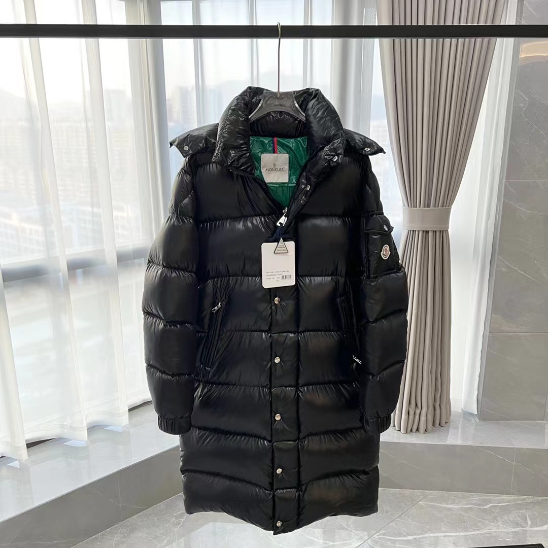 Moncler lange Daunenjacke - EUR FASHION