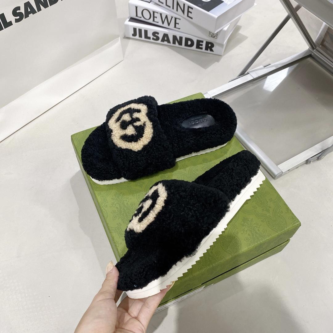 Gucci Damen-Slide-Sandale mit ineinandergreifendem G - EUR FASHION