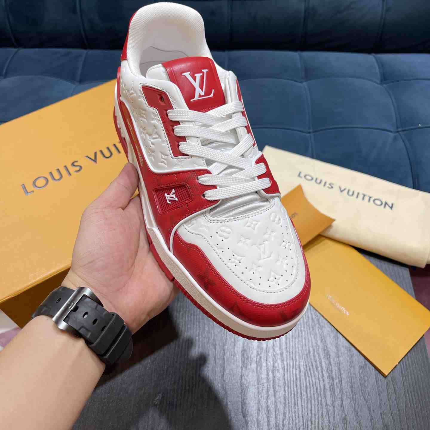 Louis Vuitton LV Trainer Sneaker 1AANFA - EUR FASHION