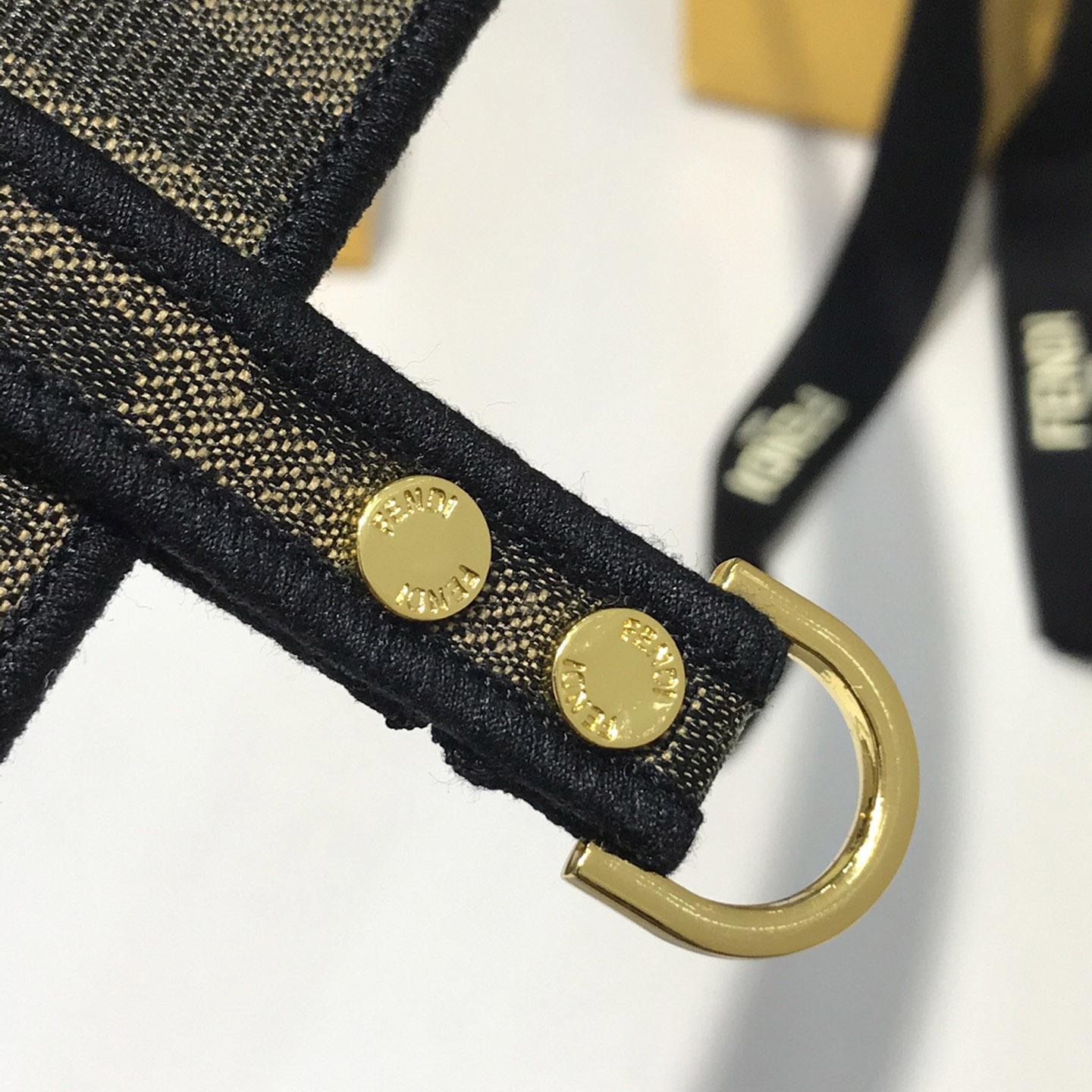 Fendi FF Jacquard-Stoffgürtel - EUR FASHION