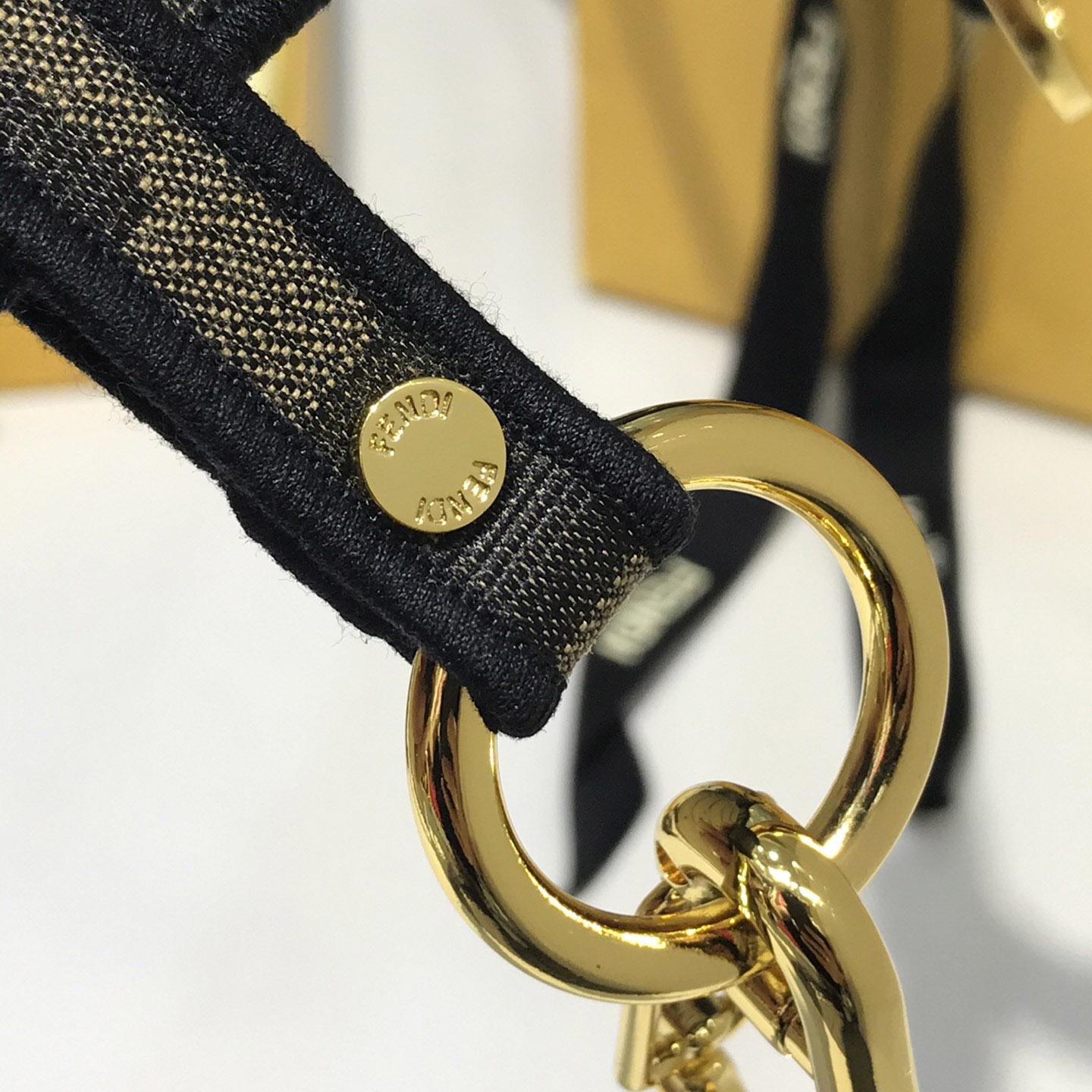 Fendi FF Jacquard-Stoffgürtel - EUR FASHION