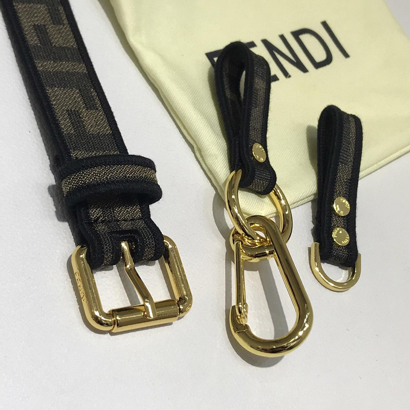 Fendi FF Jacquard-Stoffgürtel - EUR FASHION
