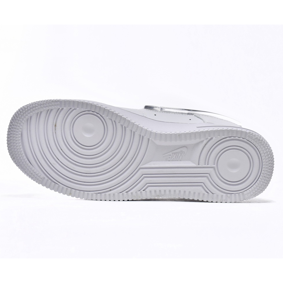 Nike Air Force 1 Low Weiß Metallic Silber Sneaker DC9651-100 - EUR FASHION