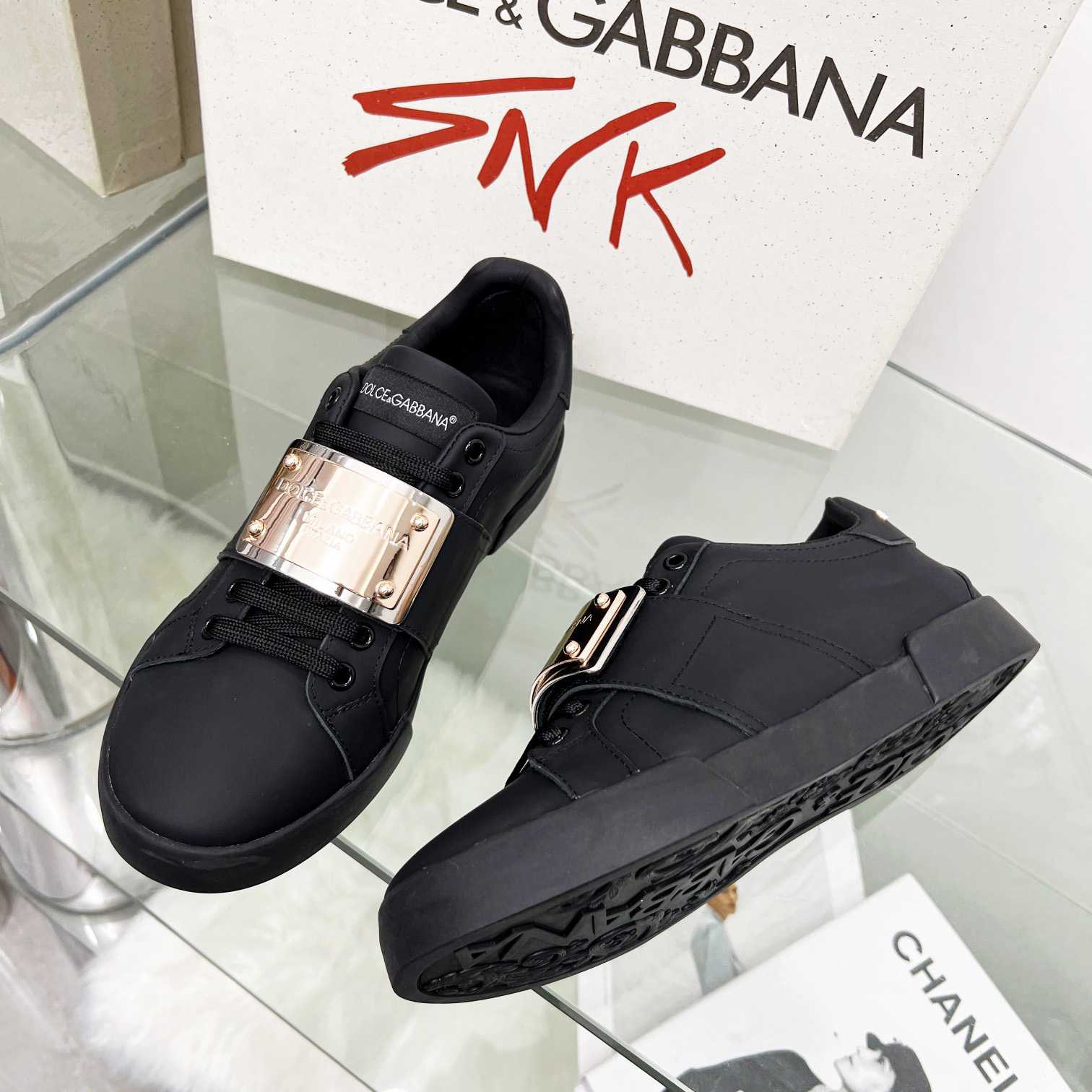 Dolce & Gabbana Portofino Ledersneaker - EUR FASHION