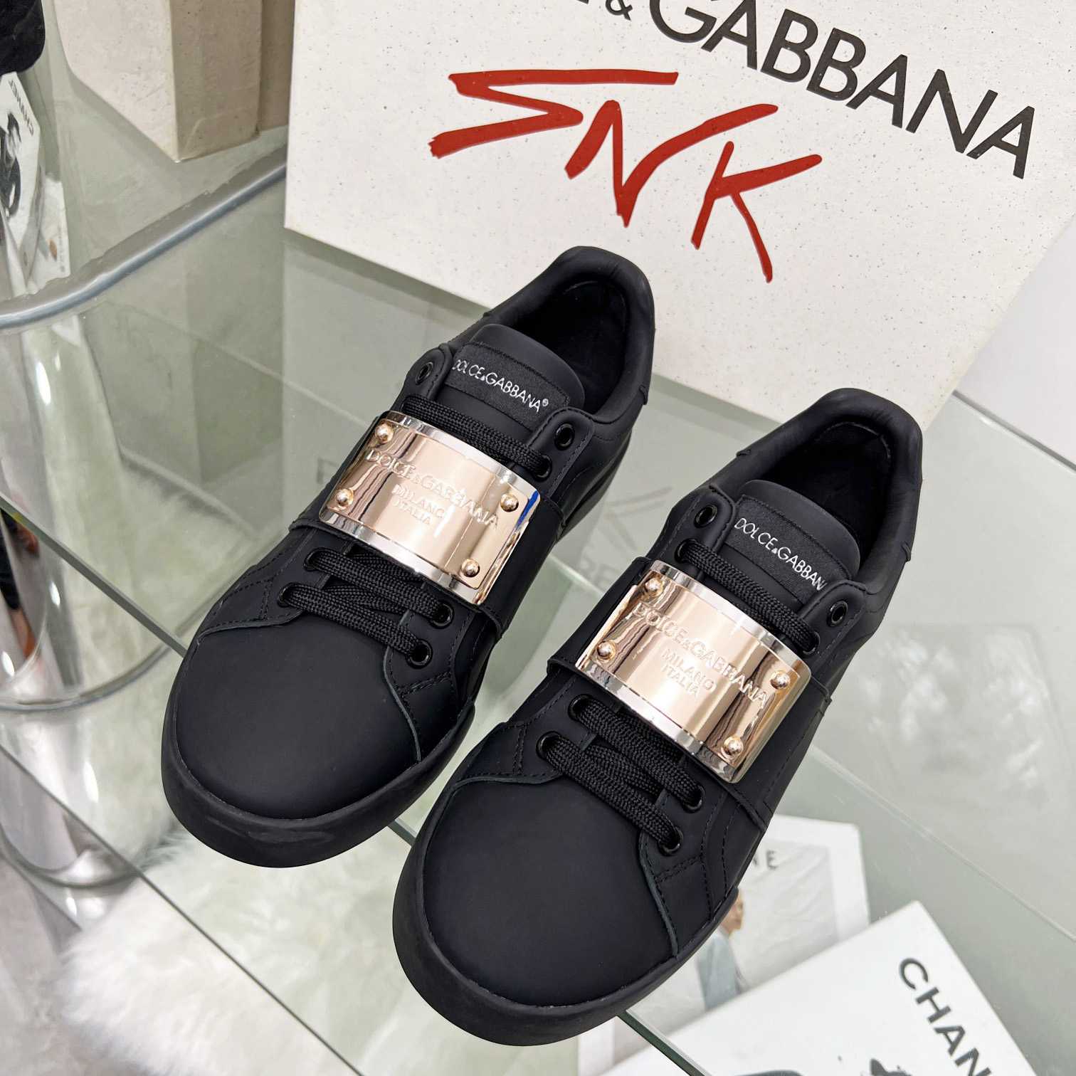 Dolce & Gabbana Portofino Ledersneaker - EUR FASHION