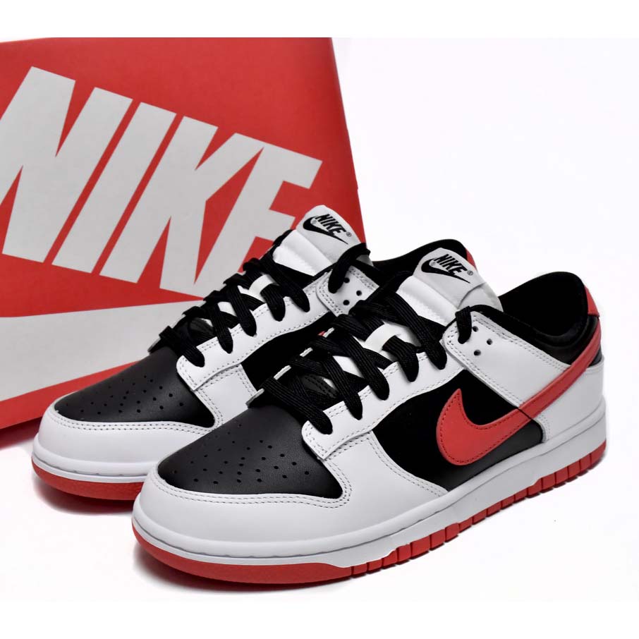 Nike Dunk Low Sneaker in Schwarz und Rot FD9762-061 - EUR FASHION