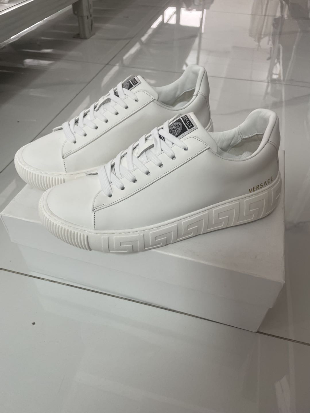 Versace La Greca Schnür-Sneaker - EUR FASHION