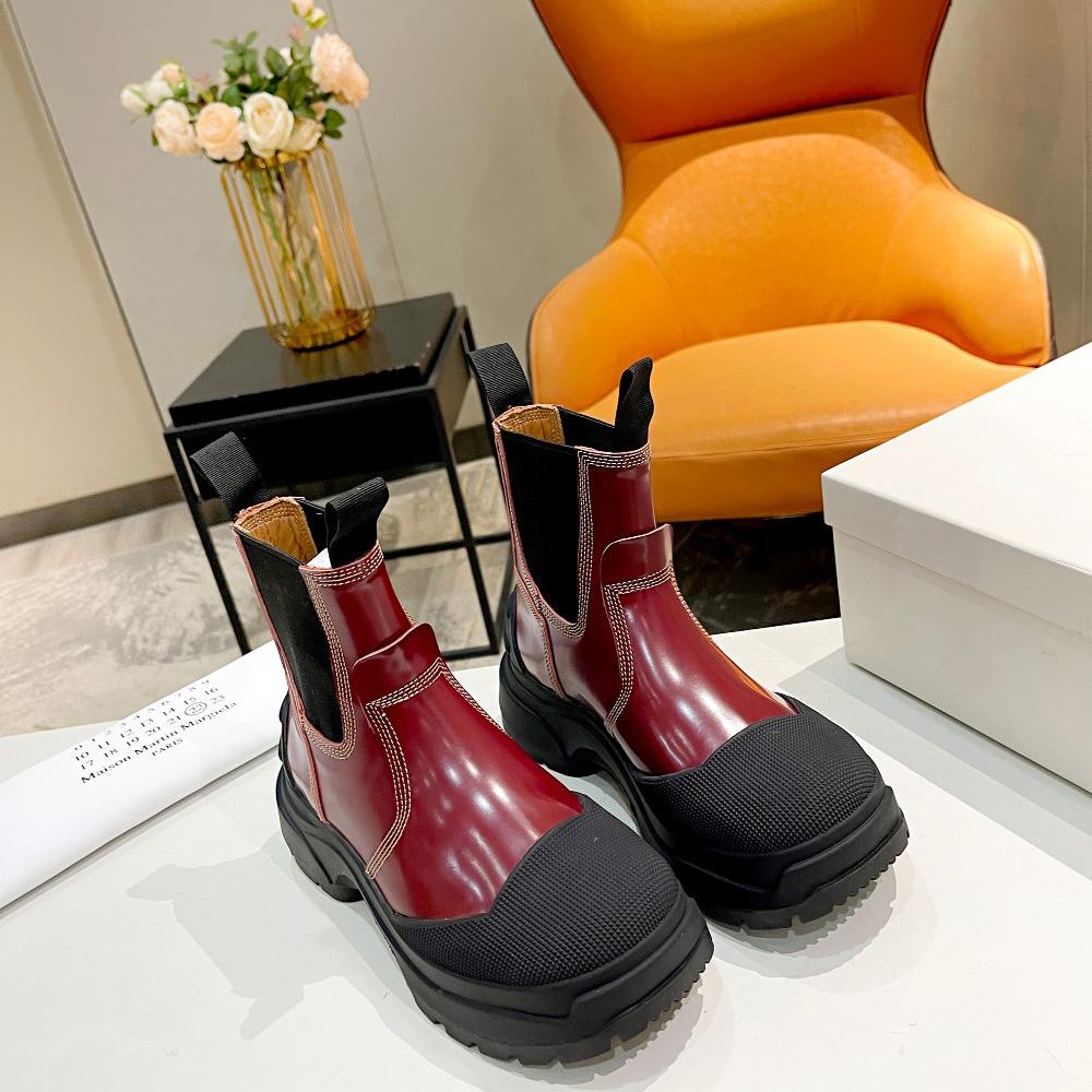 Maison Margiela Chelsea-Stiefel aus Leder - EUR FASHION