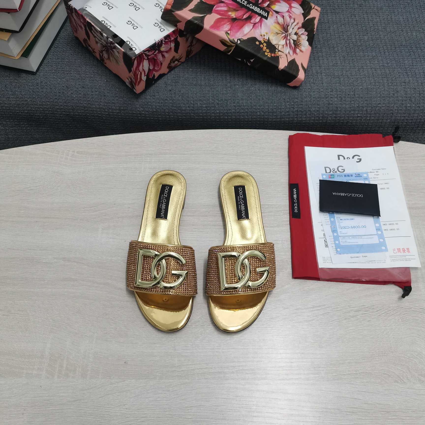 Dolce & Gabbana DG Logo Sandale - EUR FASHION