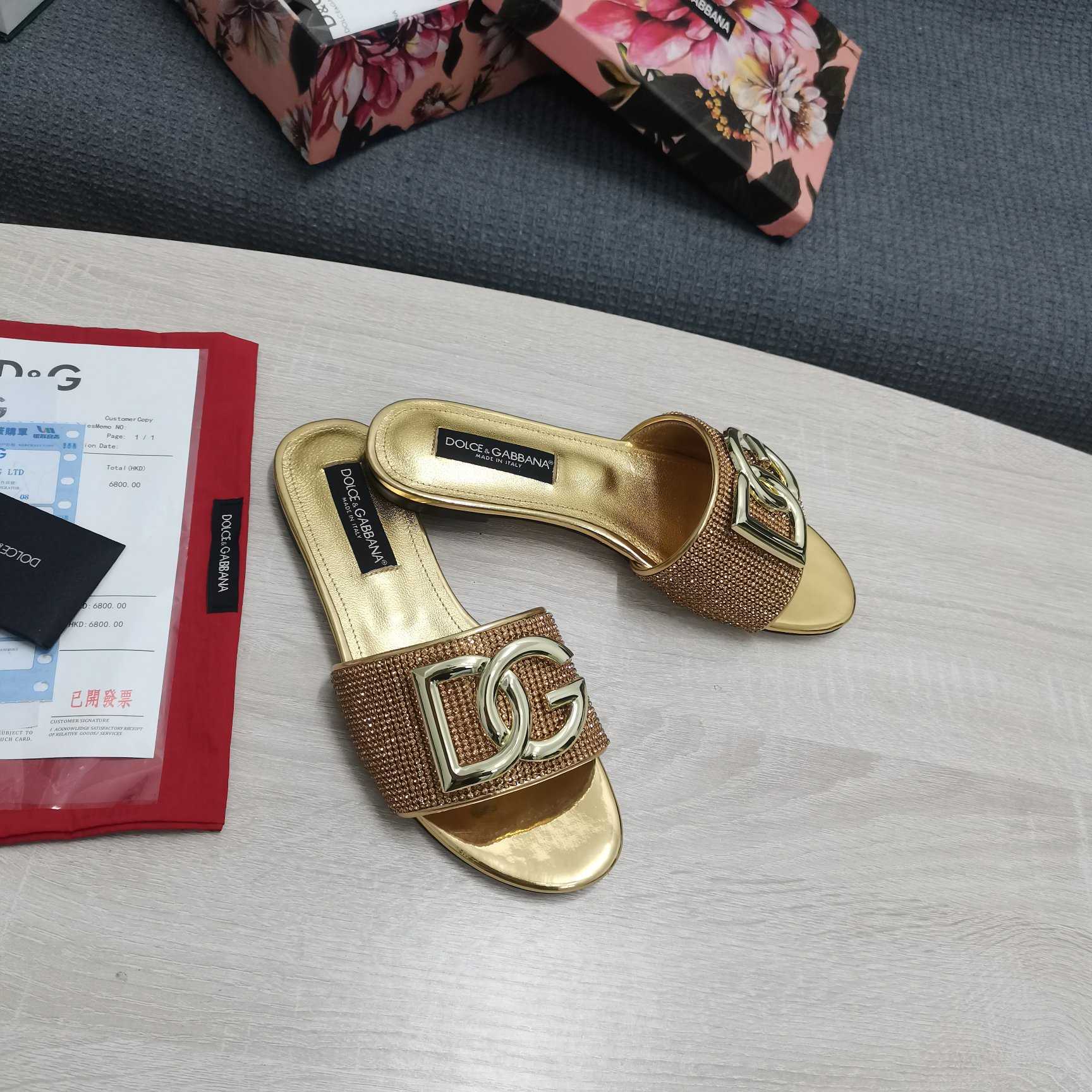 Dolce & Gabbana DG Logo Sandale - EUR FASHION
