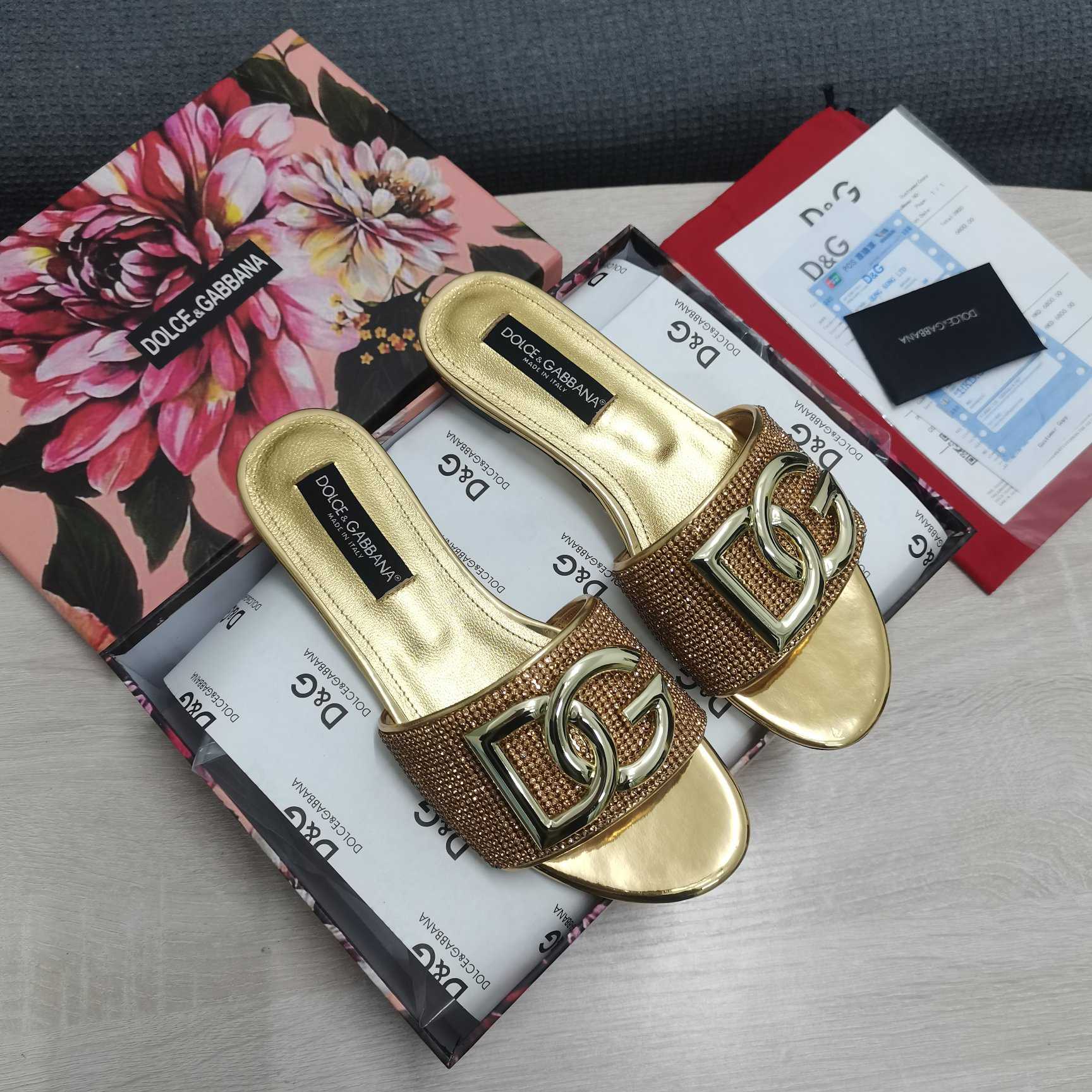 Dolce & Gabbana DG Logo Sandale - EUR FASHION
