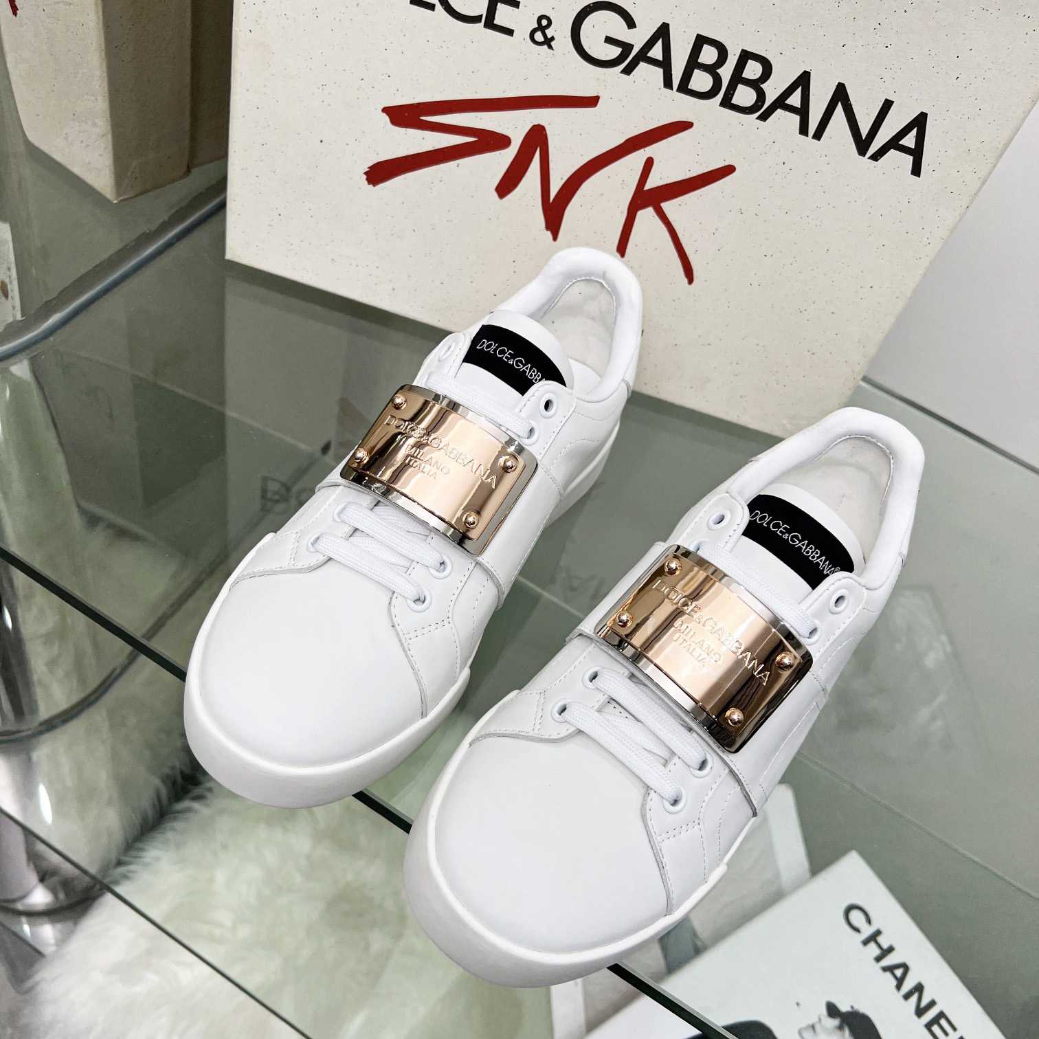 Dolce & Gabbana Portofino Ledersneaker - EUR FASHION