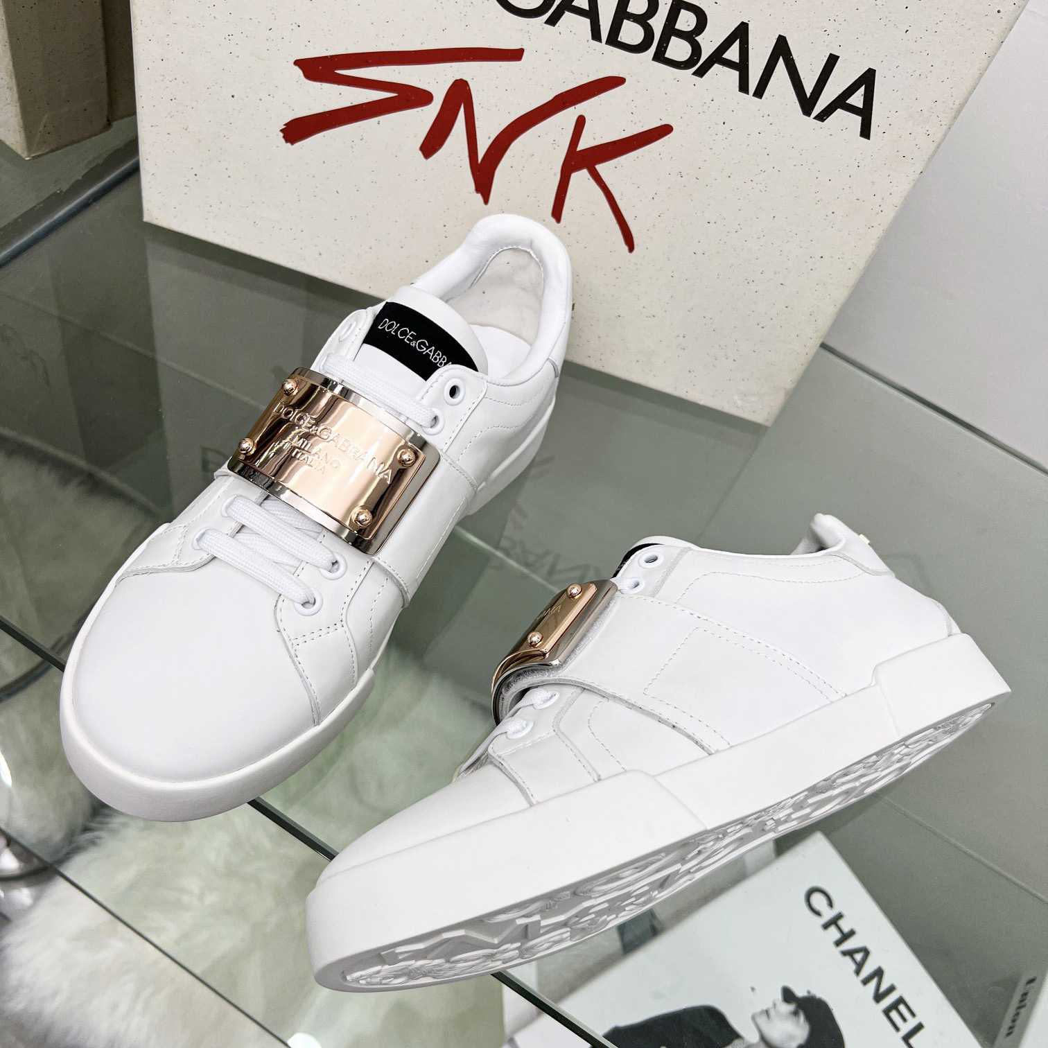 Dolce & Gabbana Portofino Ledersneaker - EUR FASHION