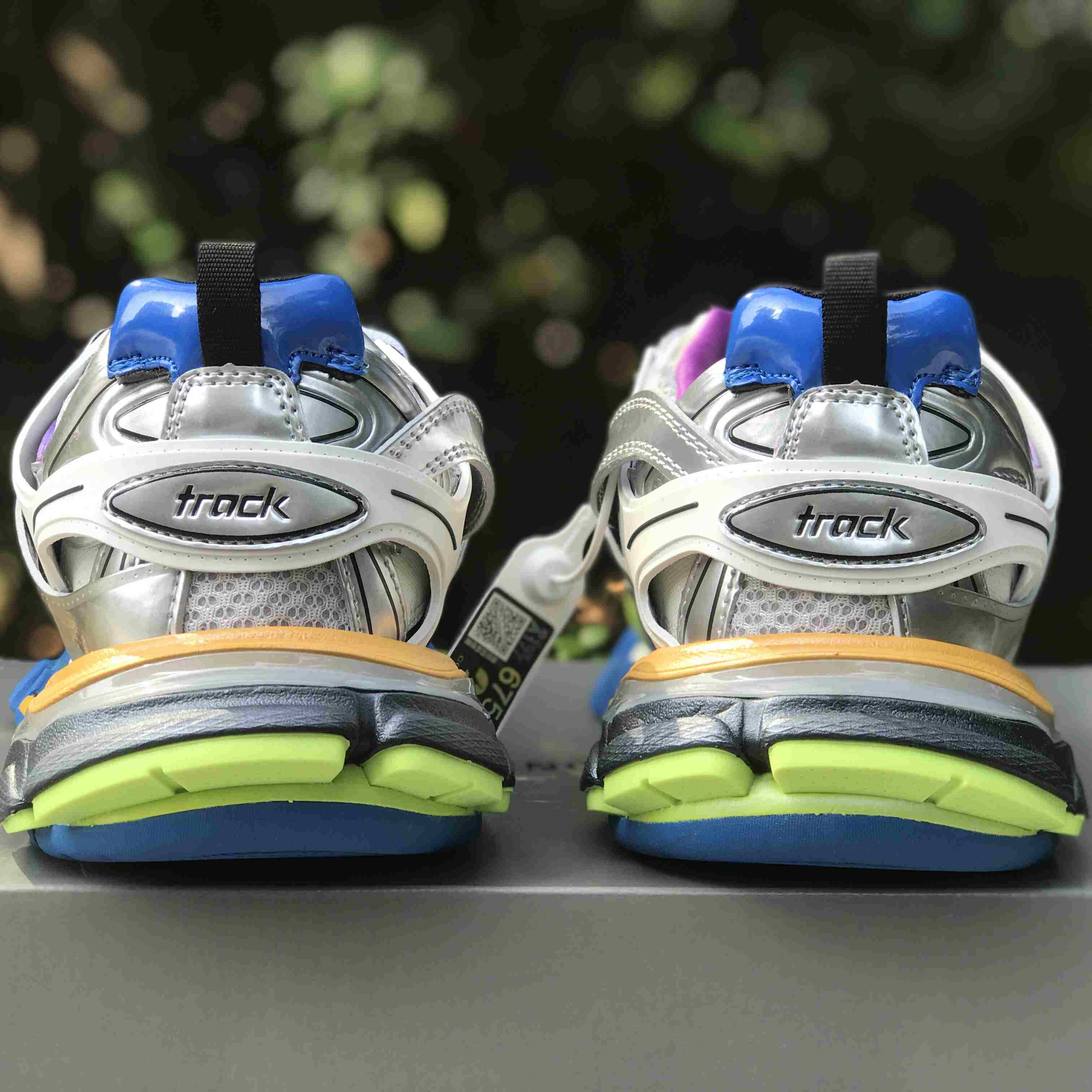 Balenciaga – Track-Sneaker in Silber - EUR FASHION