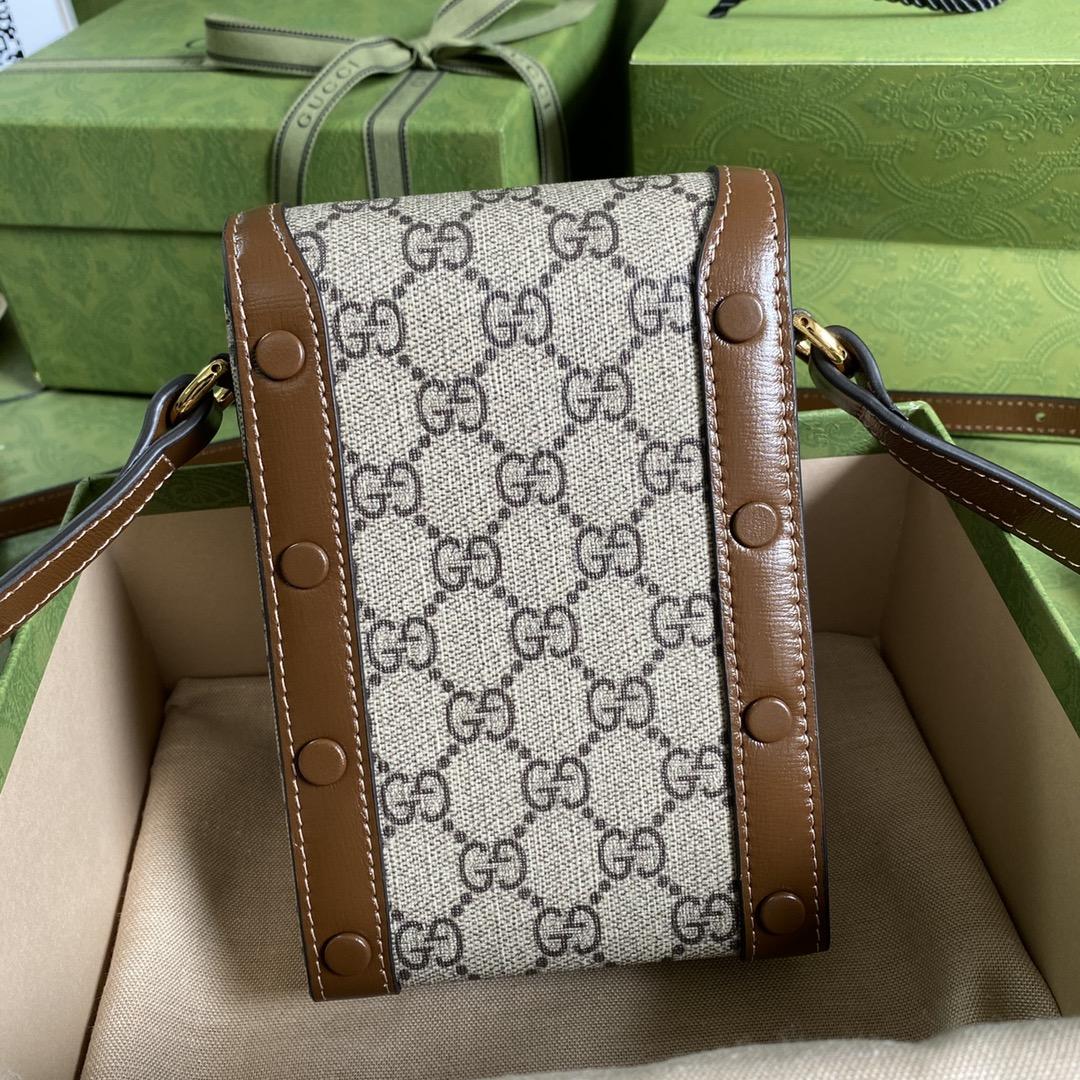 Gucci Horsebit 1955 Mini-Tasche (11,5–17–4 cm) - EUR FASHION