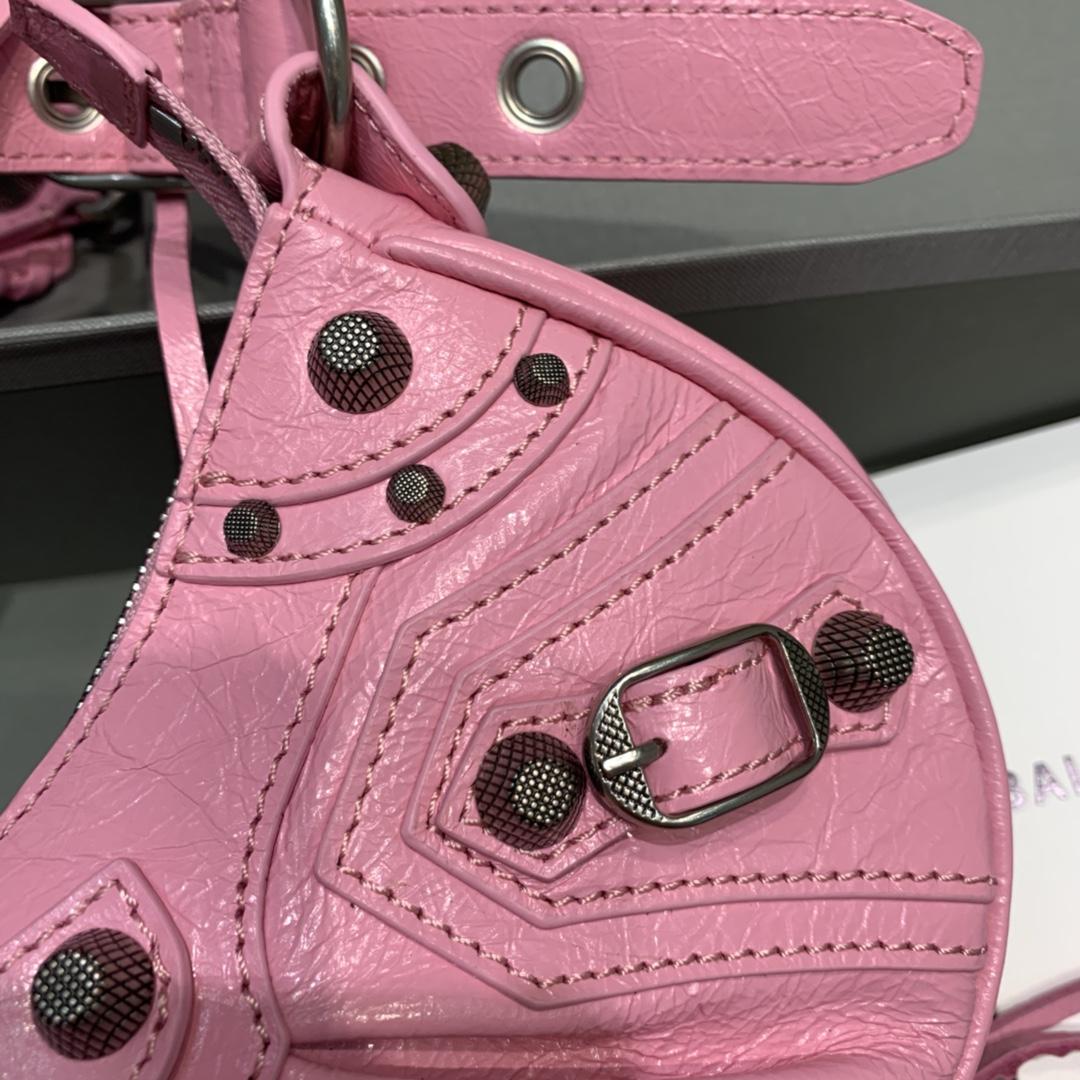 Balenciaga Damen Le Cagole XS Umhängetasche in Rosa (26-12-6 cm) - EUR FASHION