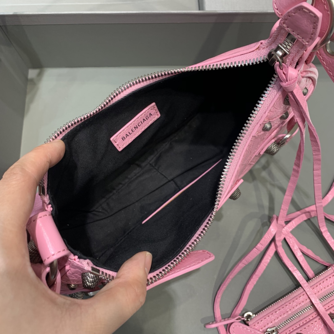 Balenciaga Damen Le Cagole XS Umhängetasche in Rosa (26-12-6 cm) - EUR FASHION