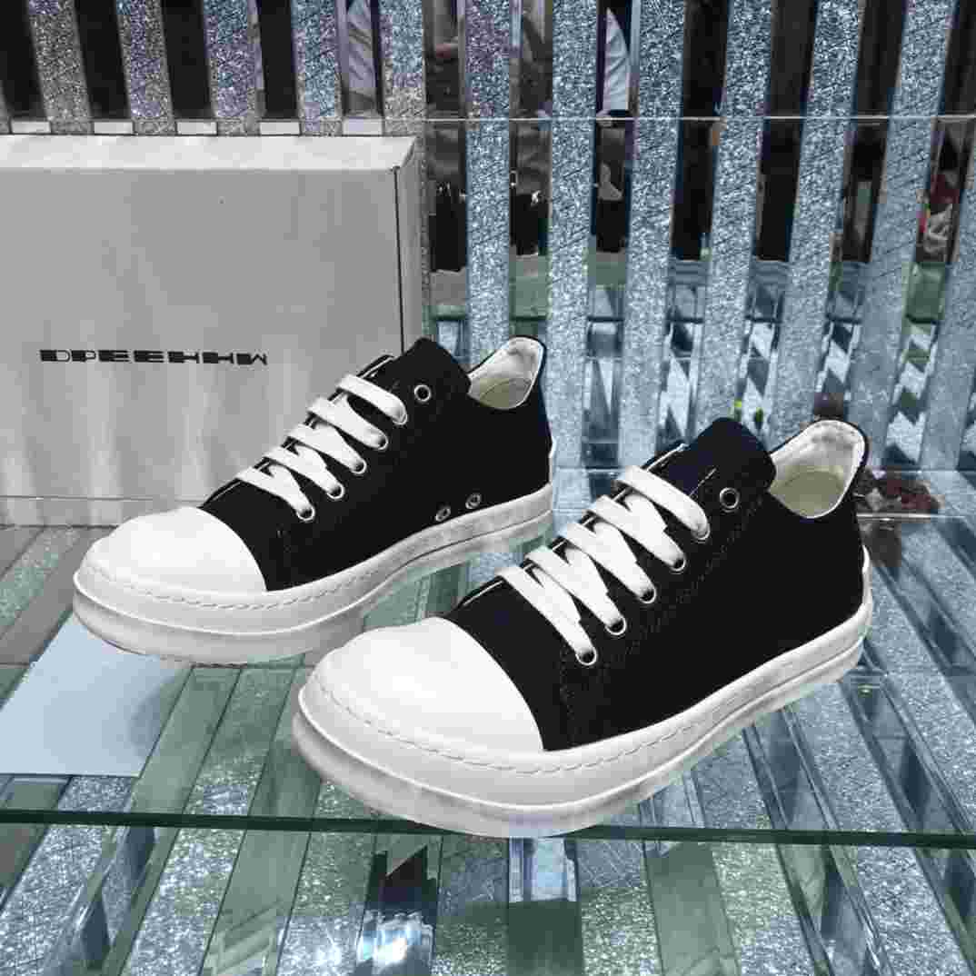 Rick Owens Low-Top-Sneaker aus Segeltuch - EUR FASHION