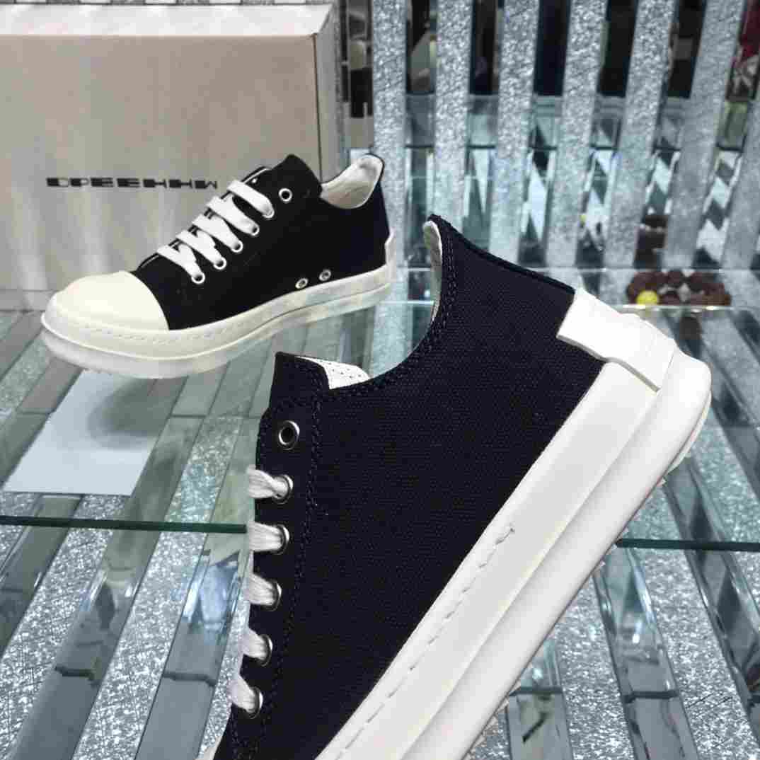 Rick Owens Low-Top-Sneaker aus Segeltuch - EUR FASHION