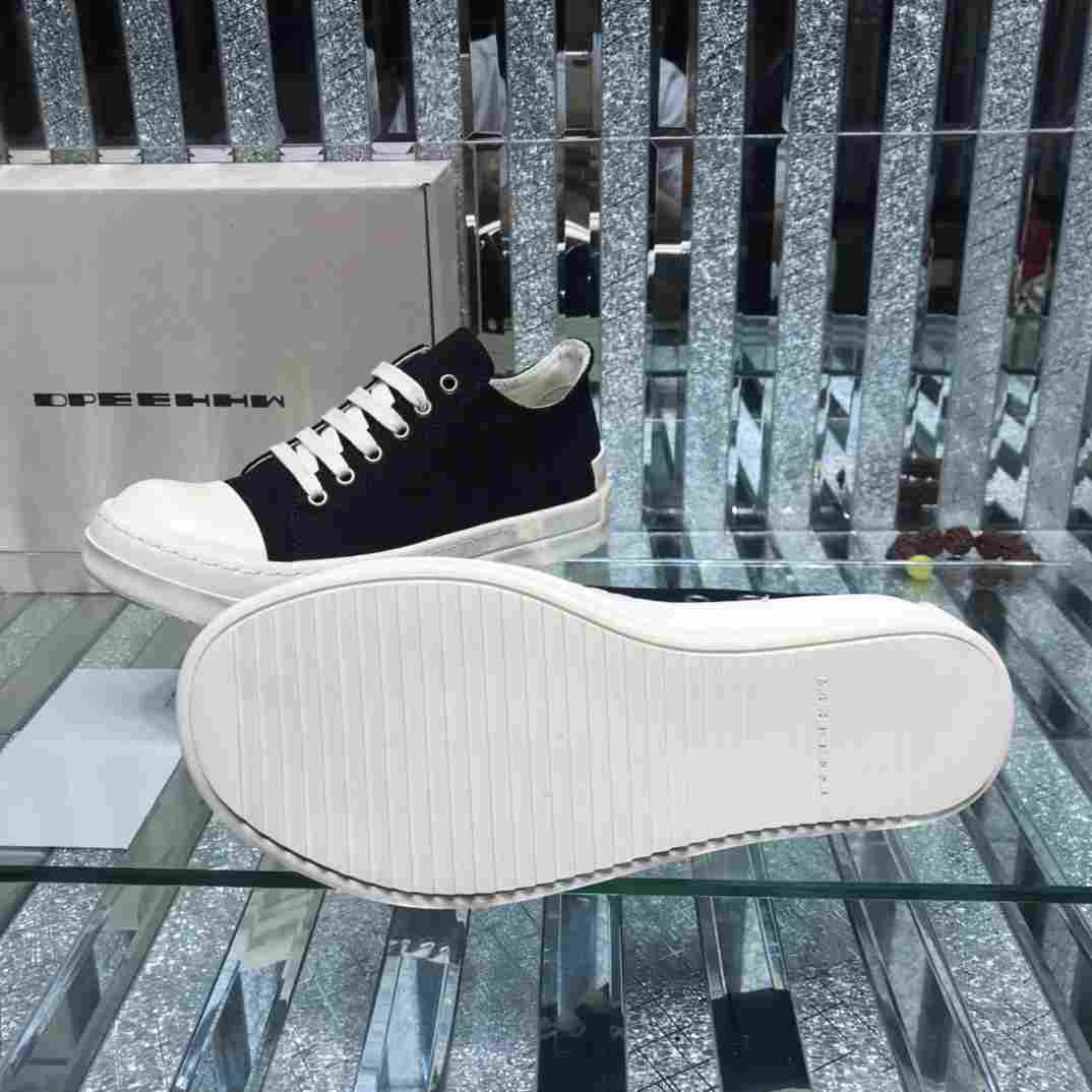 Rick Owens Low-Top-Sneaker aus Segeltuch - EUR FASHION