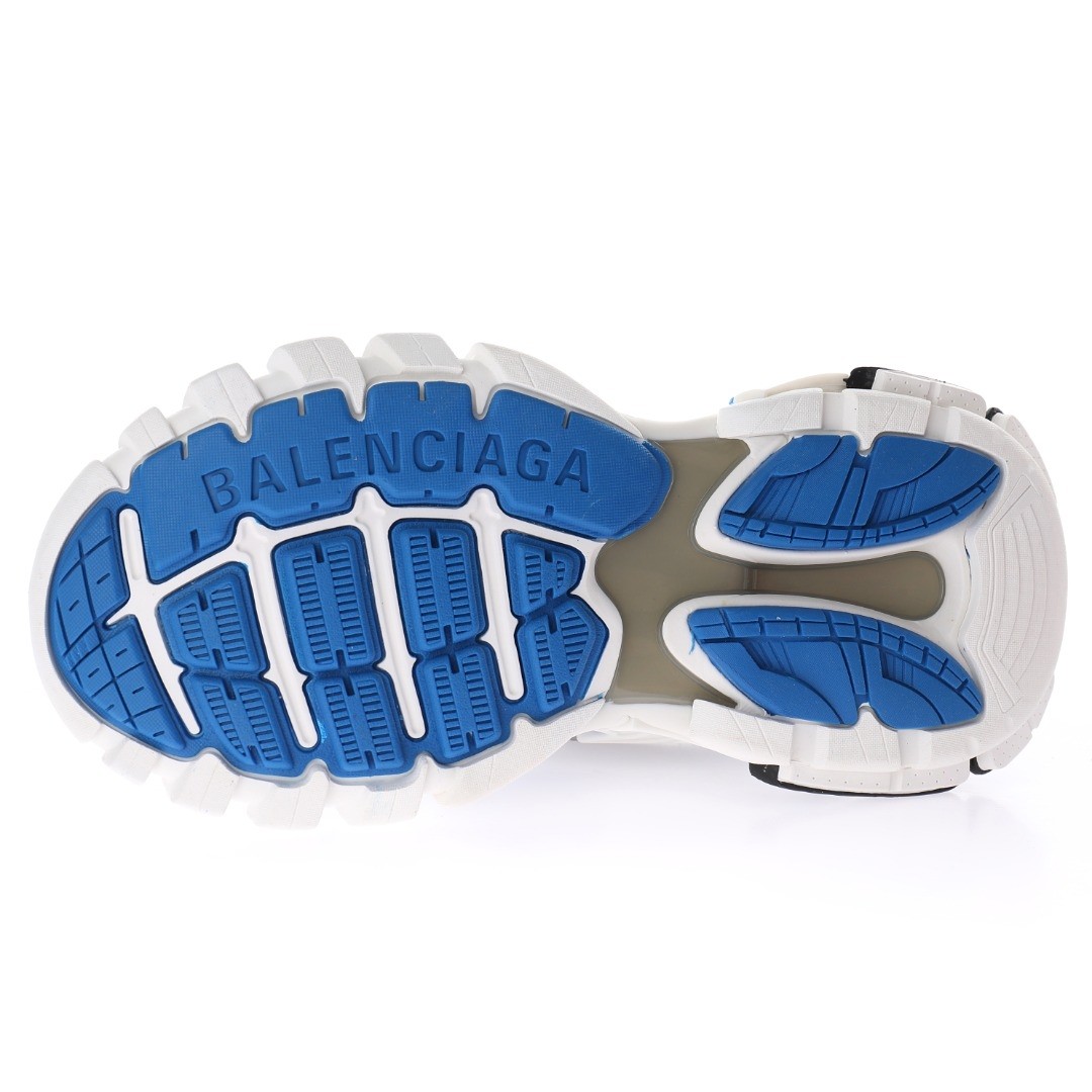 Balenciaga Track 2.0 Blau Weiß Sneaker - EUR FASHION