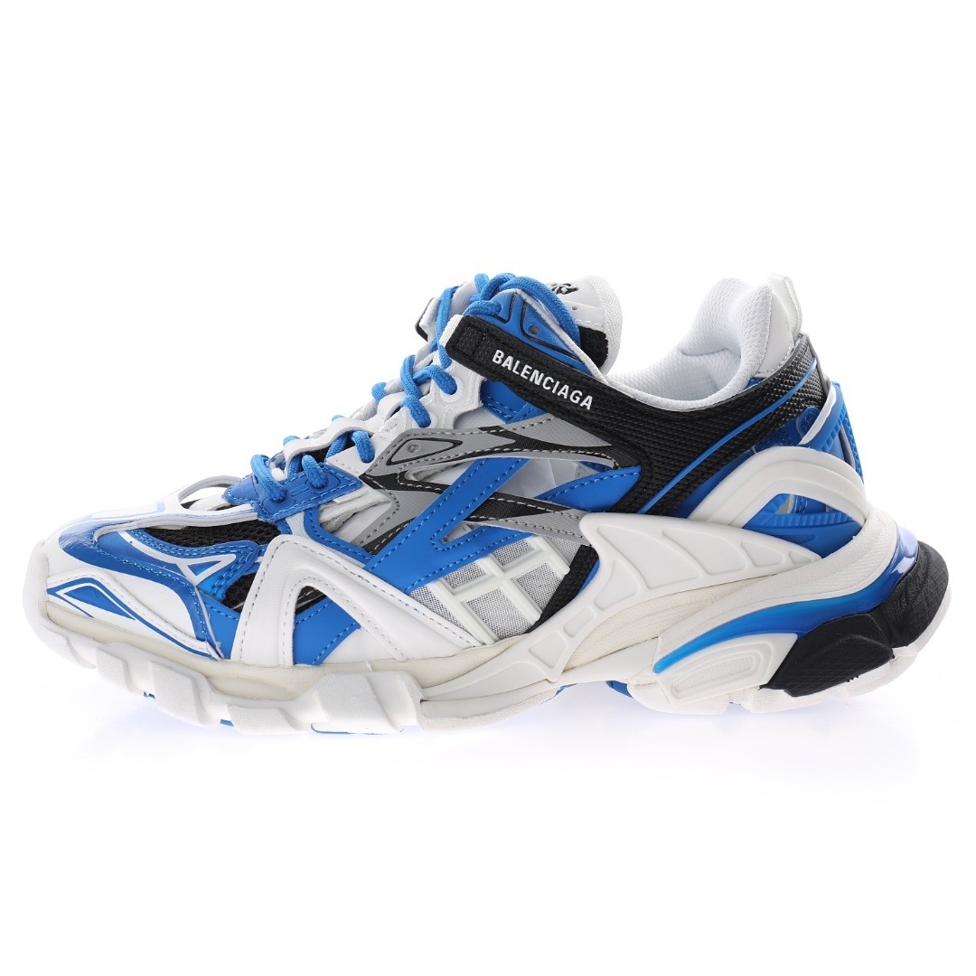 Balenciaga Track 2.0 Blau Weiß Sneaker - EUR FASHION