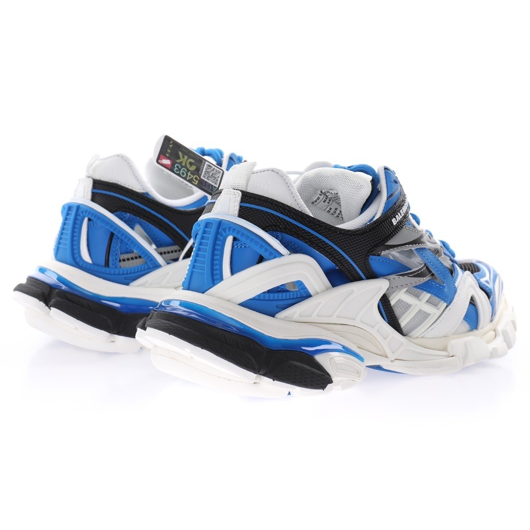 Balenciaga Track 2.0 Blau Weiß Sneaker - EUR FASHION