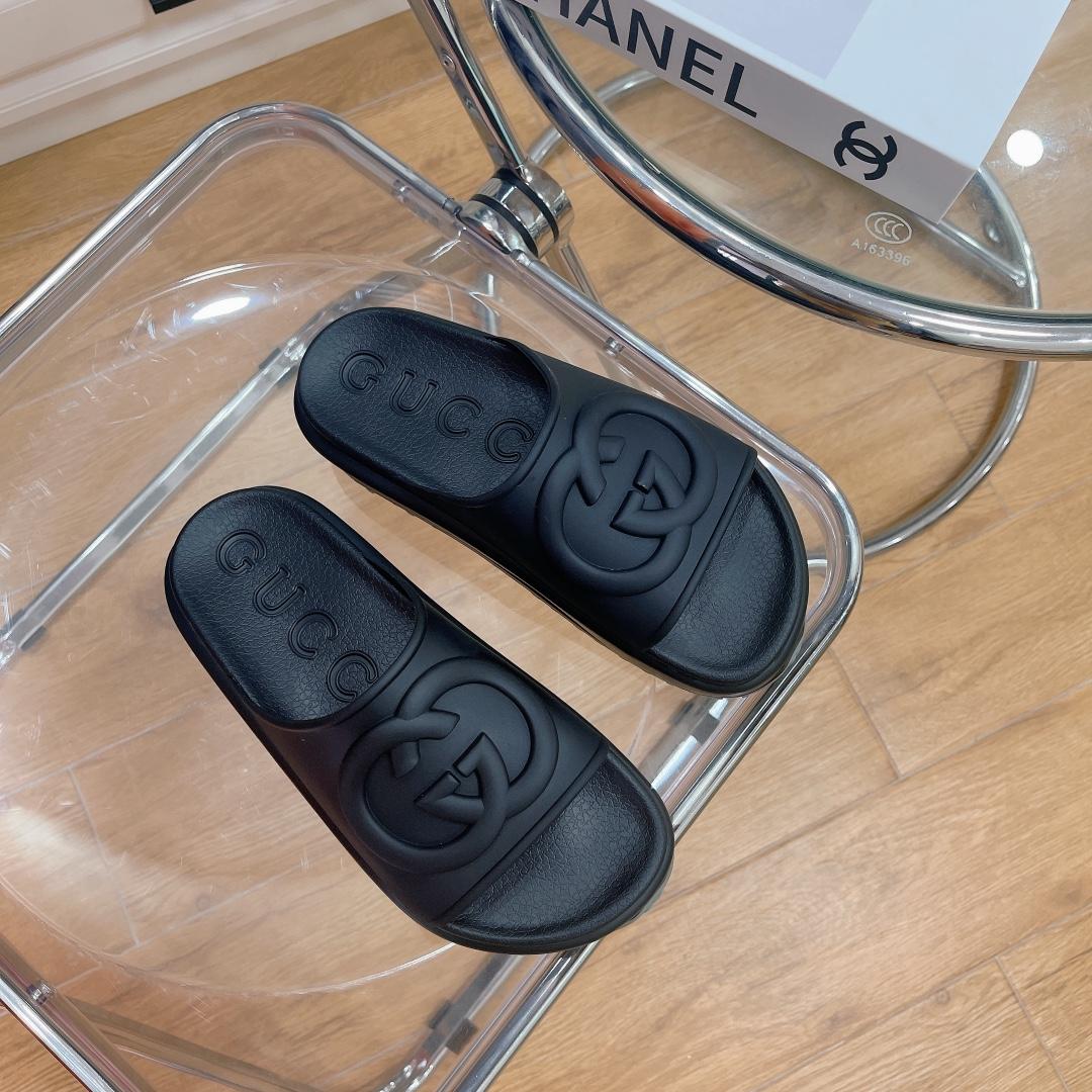 Gucci Damen-Slide mit ineinandergreifendem G - EUR FASHION