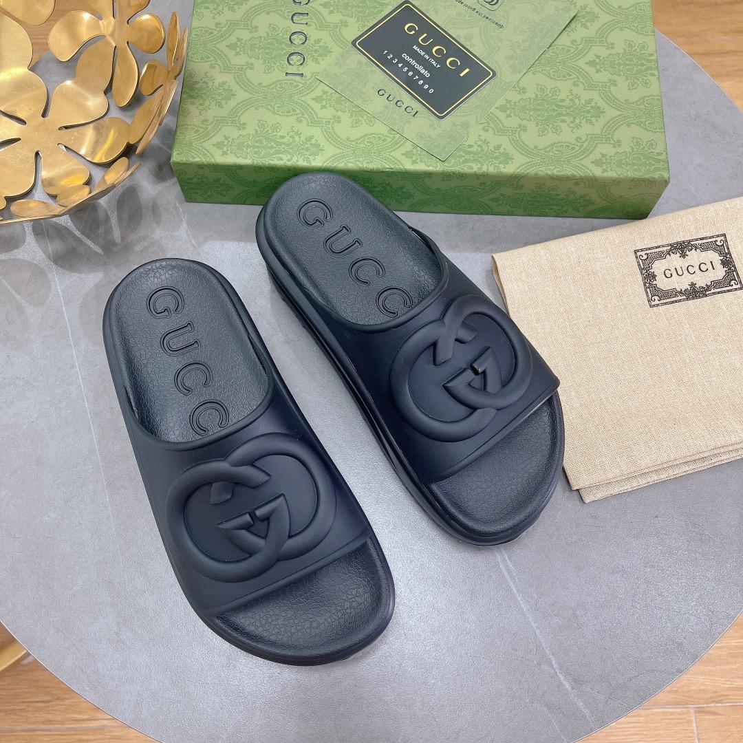 Gucci Damen-Slide mit ineinandergreifendem G - EUR FASHION