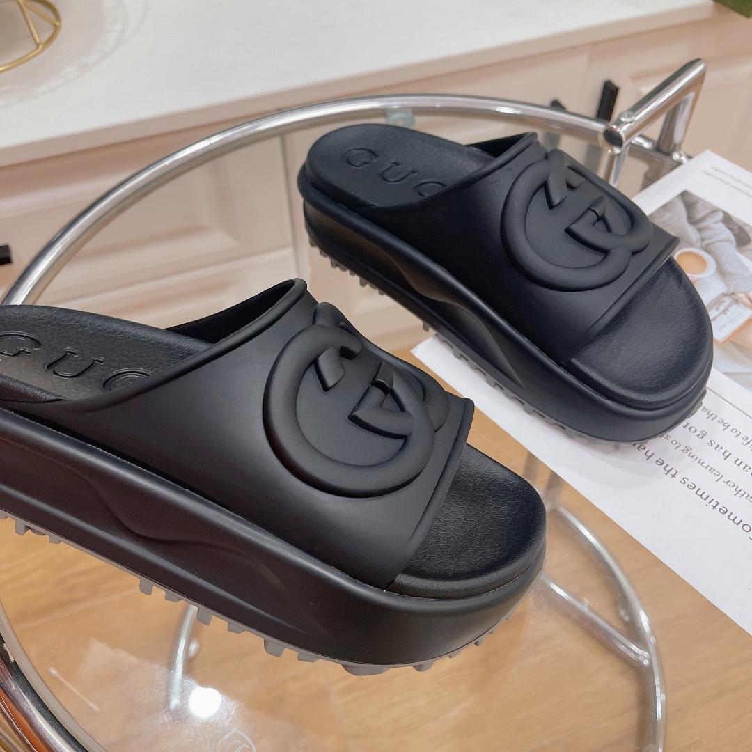 Gucci Damen-Slide mit ineinandergreifendem G - EUR FASHION