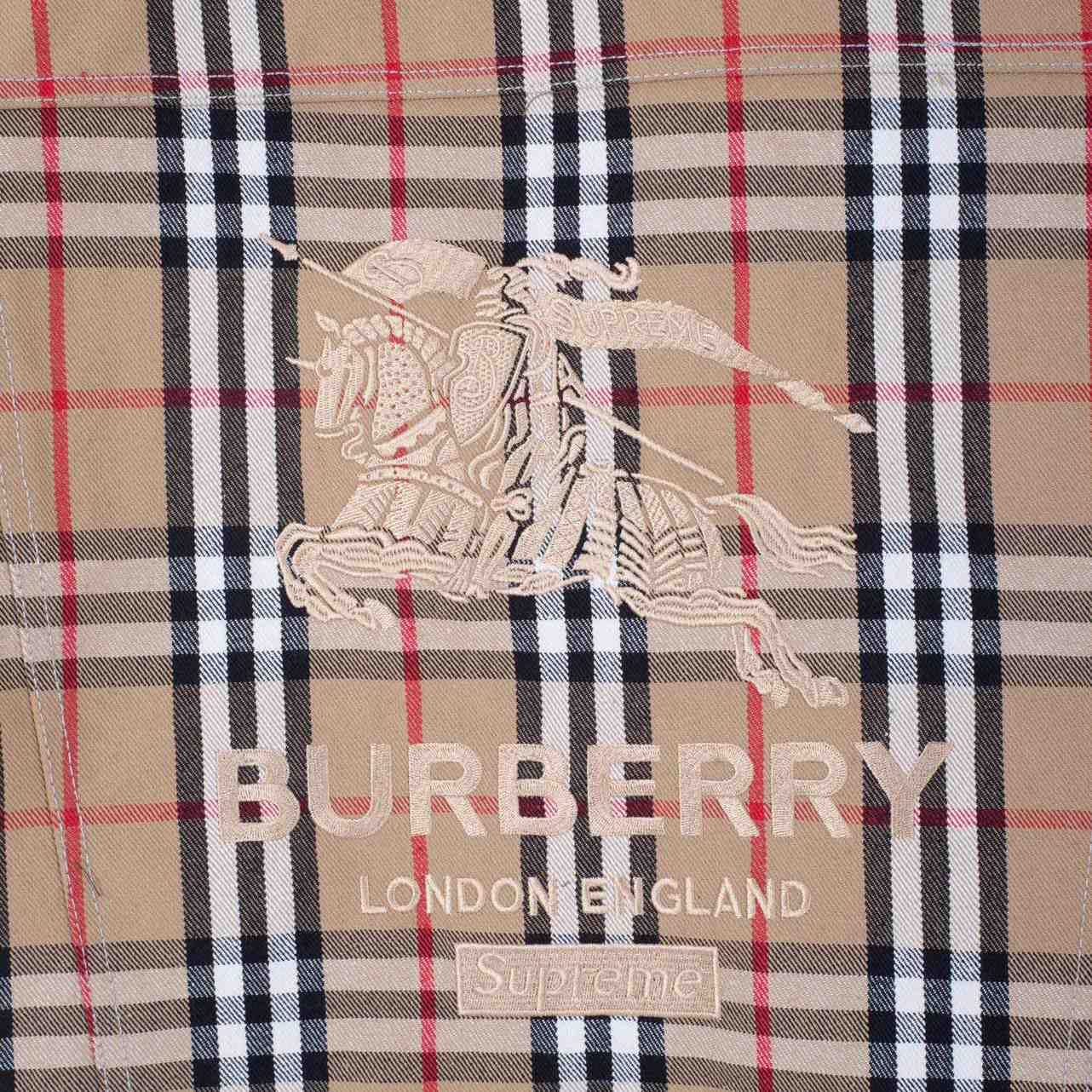 Burberry x Supreme Denim Trucker Jacke - EUR FASHION