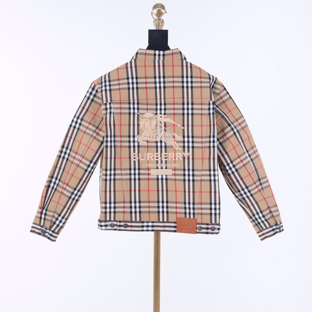 Burberry x Supreme Denim Trucker Jacke - EUR FASHION