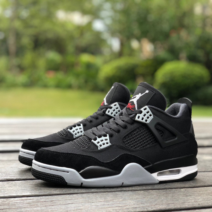 Air Jordan 4 Retro „Black Canvas“ Turnschuhe DH7138-006 - EUR FASHION