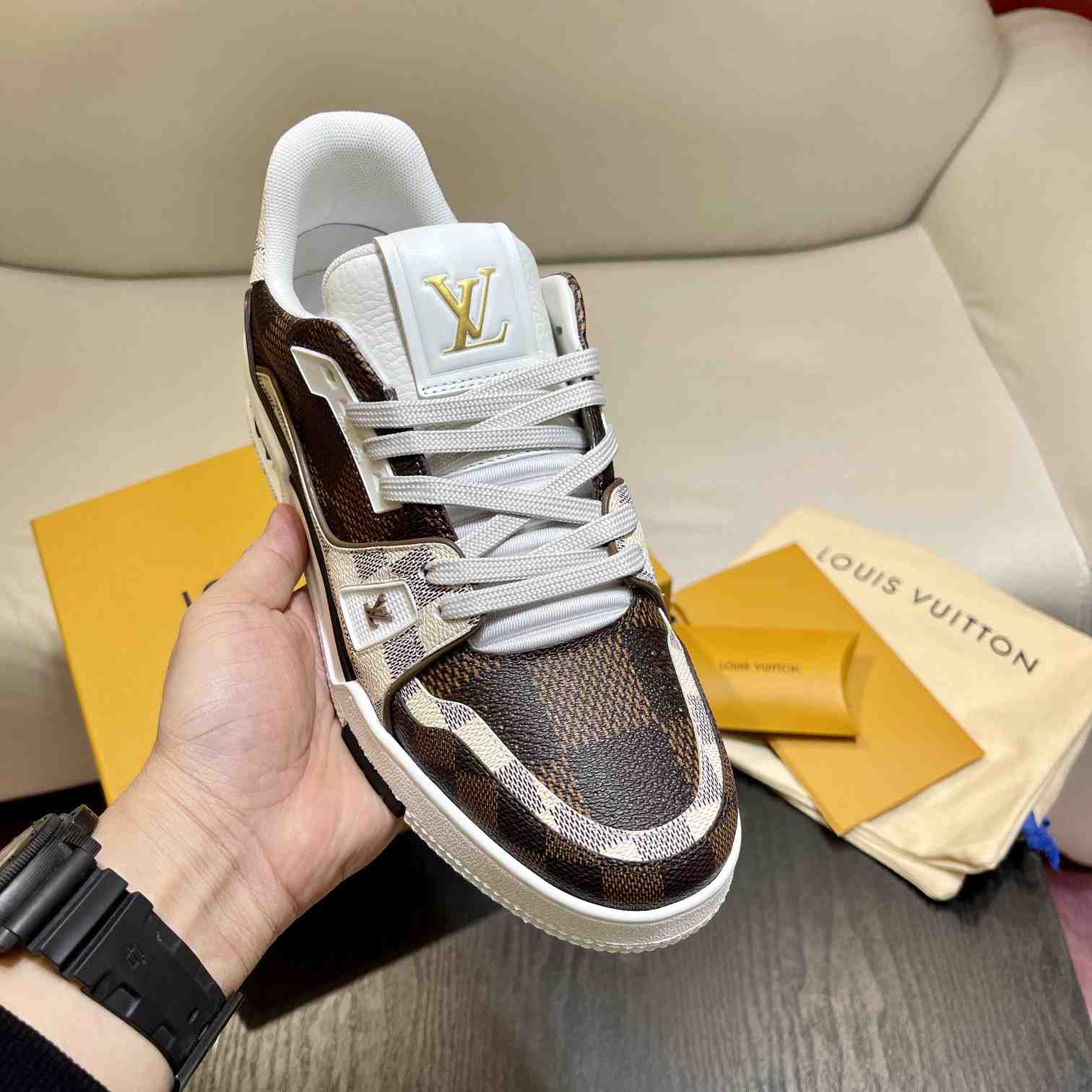 Louis Vuitton LV Trainer Sneaker (nach britischer Größe) 1AAV8Y - EUR FASHION