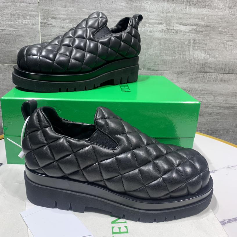 Schwarze gesteppte Slip-On-Schuhe von Bottega Veneta für Herren - EUR FASHION