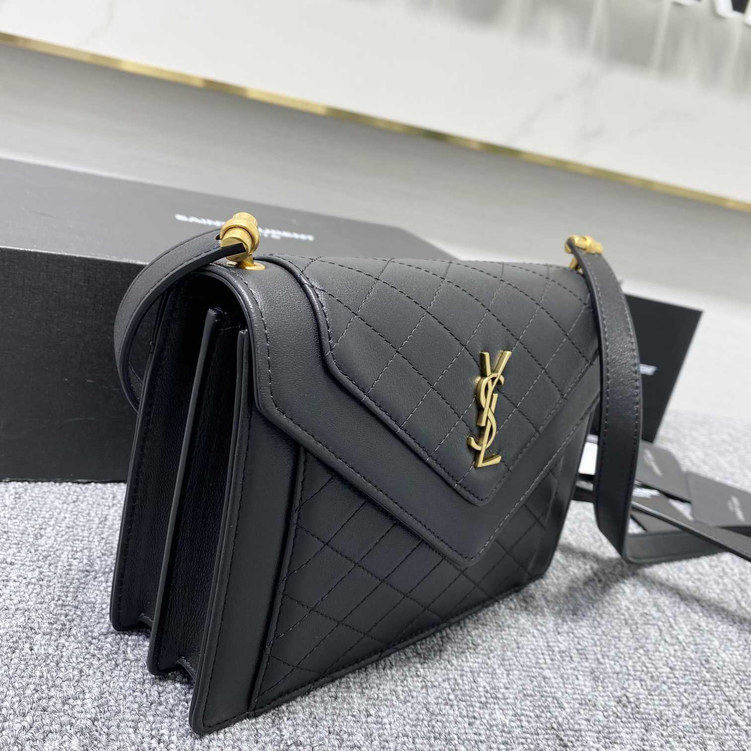 Saint Laurent Gaby Mini-Umhängetasche aus gestepptem Lammleder - EUR FASHION