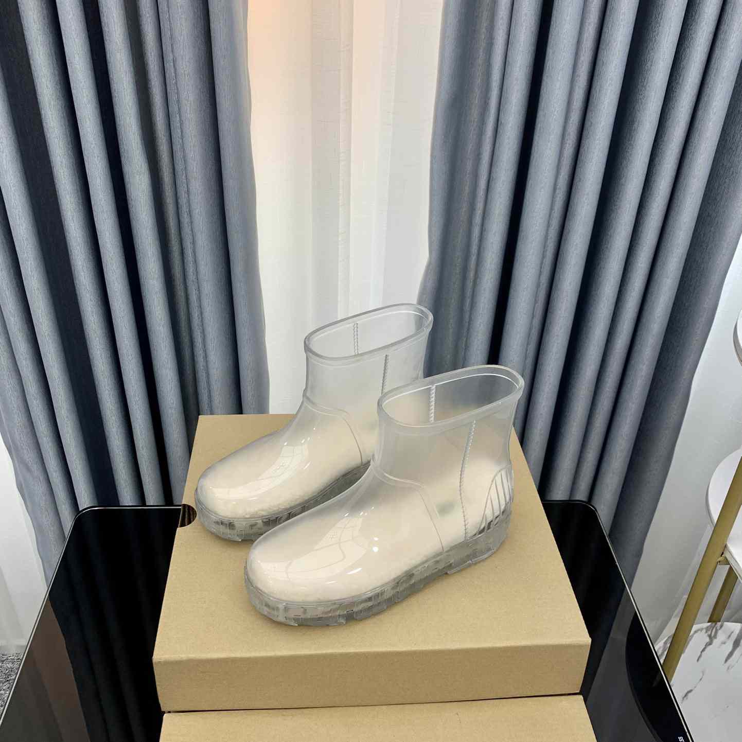 Ugg Drizlita Clear Damen Taffy Weiße Modestiefel - EUR FASHION