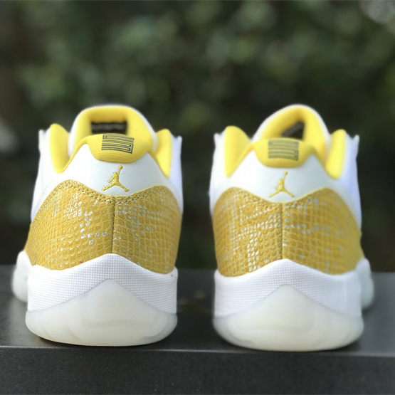 Air Jordan 11 Low „Yellow Snakeskin“ Turnschuhe Ah7860-107 - EUR FASHION