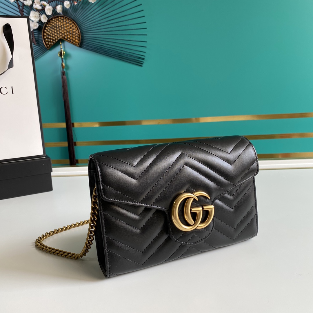 Gucci Leder-Umhängetasche (20–13–6 cm) 474575 - EUR FASHION