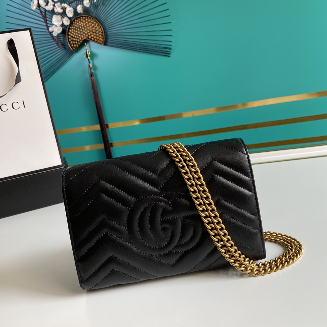 Gucci Leder-Umhängetasche (20–13–6 cm) 474575 - EUR FASHION